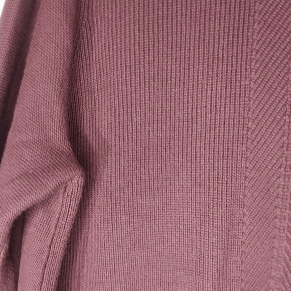 J Jill Womens Plum Longline V-Neck Cardigan Coatagin Pockets Sweater Size XL - Picture 15 of 15